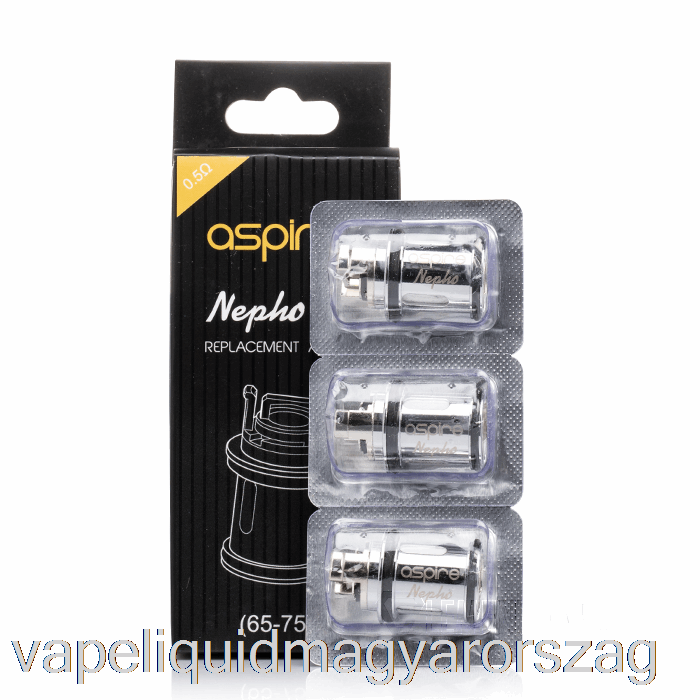 Aspire Nepho Cseretekercsek 0,5 Ohmos Tekercsek Vape E Cigi